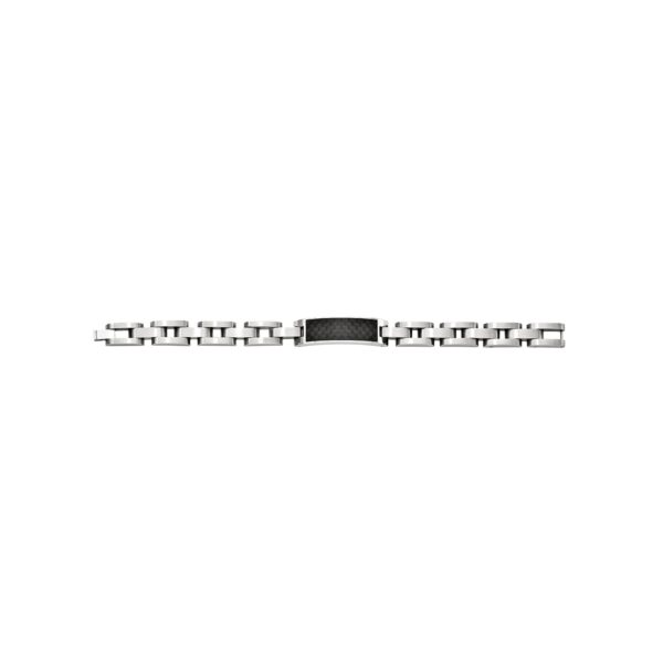 Stainless Steel Carbon Fiber Bracelet