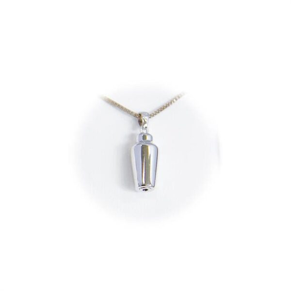 Sterling Silver Urn Necklace