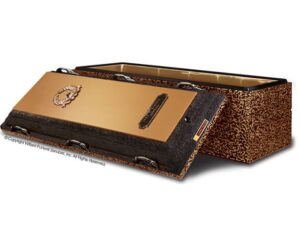 Copper Triune, seamless liner, 16 gauge copper finishing liner, tongue in groove sealin, nameplate with emblem, extra heavy construction