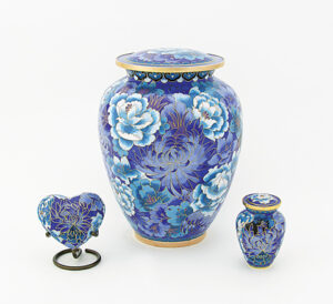 Floral Blue Elite Cloisonne