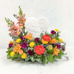 Heart Keepsake Arrangement - Colorful